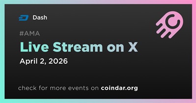 Dash to Hold Live Stream on X on April 2