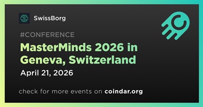 SwissBorg to Host MasterMinds 2026 in Geneva on April 21st