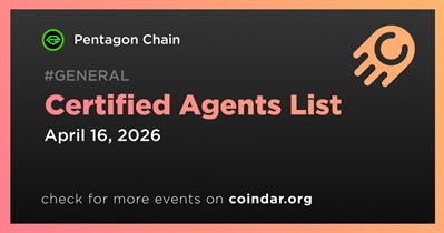 Pentagon Chain to Publish Certified Agents List
