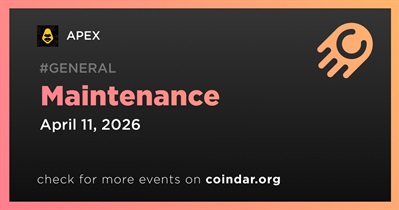 APEX to Conduct Scheduled Maintenance on April 11th