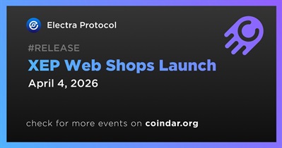Electra Protocol to Release XEP Web Shops on April 4th
