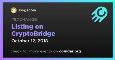Listing on CryptoBridge