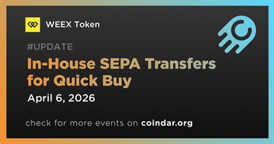 WEEX Token Activates Its In-House SEPA Transfer Service