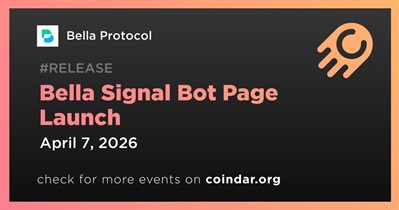 Bella Protocol Released Bella Signal Bot Page on April 7th