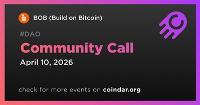 BOB (Build on Bitcoin) to Host Community Call on April 10th
