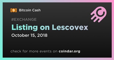 Listing on Lescovex