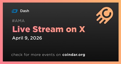 Dash to Hold Live Stream on X on April 9th