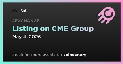 Sui to Be Listed on CME Group on May 4th