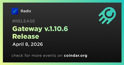 Radix Released Gateway v.1.10.6