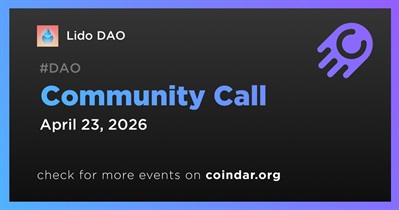 Lido DAO to Host Community Call on on April 23rd