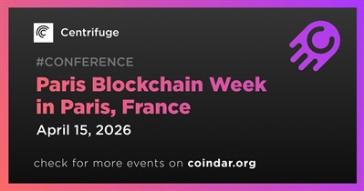 Centrifuge to Participate in Paris Blockchain Week in Paris on April 15th