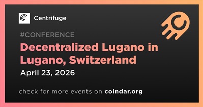 Centrifuge to Participate in Decentralized Lugano in Lugano on April 23rd