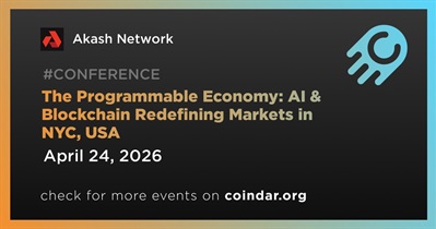 Akash Network to Participate in the Programmable Economy: AI & Blockchain Redefining Markets in NYC on April 24th