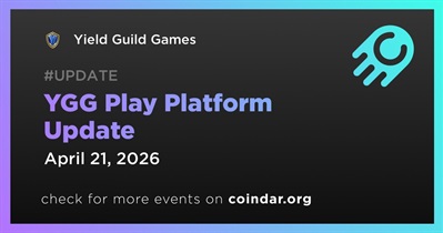 Yield Guild Games to Update YGG Play on April 21st