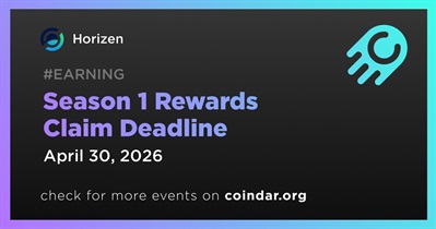 Horizen to Close Season 1 Rewards Claim Portal on April 30th