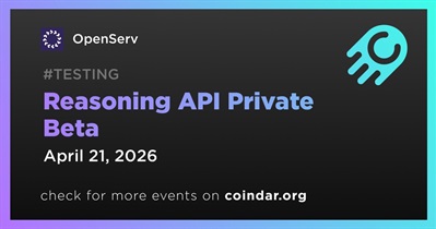 OpenServ to Launch Reasoning API Private Beta on April 21