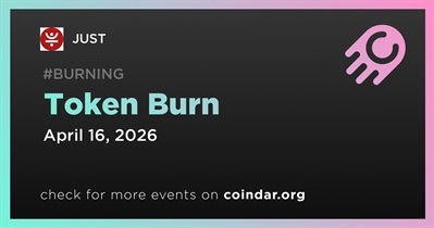 JUST Held Token Burn on April 16th