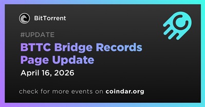 BitTorrent Updated the BTTC Bridge Records Page