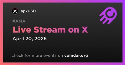ApxUSD to Hold Live Stream on X on April 20th