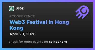 USDD to Participate in Web3 Festival in Hong Kong on April 20th