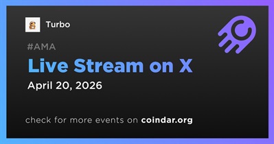Turbo to Hold Live Stream on X on April 20th