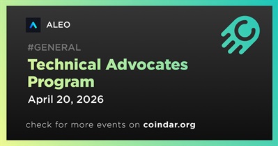 ALEO to Launch Technical Advocates Program on April 20th