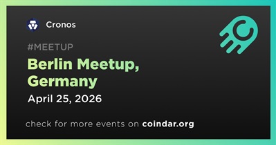 Cronos to Host Meetup in Berlin on April 25th