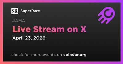 SuperRare to Hold Live Stream on X on April 23rd