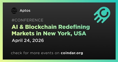 Aptos to Participate in AI & Blockchain Redefining Markets in New York City on April 24th