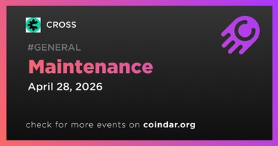 CROSS to Conduct Scheduled Maintenance on April 28th