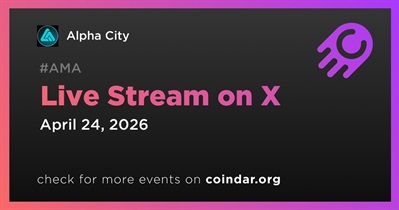 Alpha City to Hold Live Stream on X on April 24th