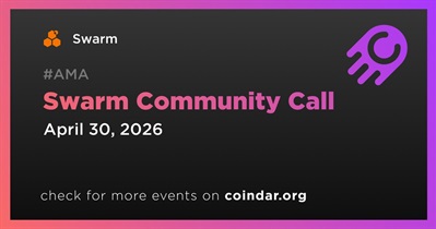 Swarm to Hold Community Call on April 30th