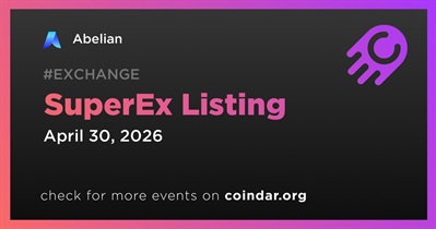 Abelian to Be Listed on SuperEx on April 30th