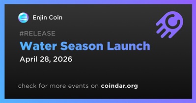 Enjin Coin to Launch Water Season on April 28th