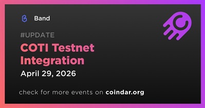 Band Was Integrated With COTI Testnet