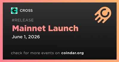 CROSS to Launch Mainnet on June 1st