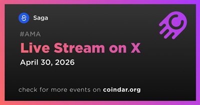 Saga to Hold Live Stream on X