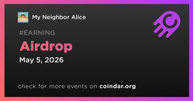 My Neighbor Alice to Hold Airdrop