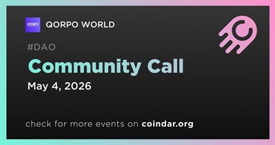 QORPO WORLD to Host Community Call on May 4th