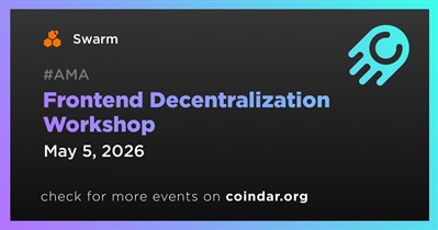 Swarm to Host Frontend Decentralization Workshop on May 5th