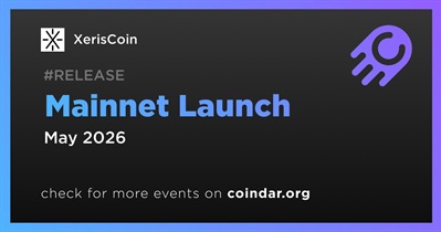 XerisCoin to Launch Mainnet on May