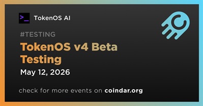 TokenOS AI to Start TokenOS v4 Beta Testing on May 12th