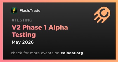 Flash.Trade to Open V2 Phase 1 Alpha Testing in May