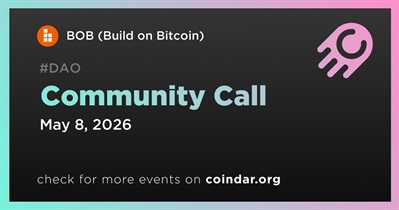 BOB to Host Community Call on May 8th