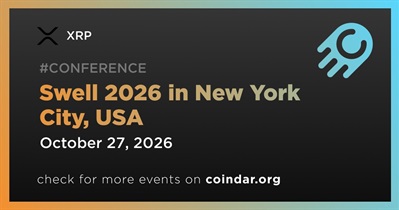 XRP to Organize Swell 2026 in New York City on October 27th