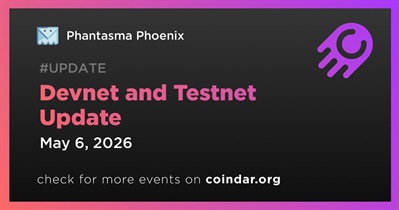 Phantasma Phoenix Updated Devnet and Testnet