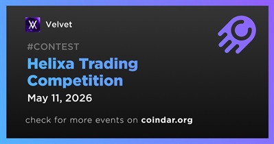 Velvet to Hold Helixa Trading Competition Until May 11th