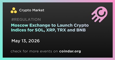 Moscow Exchange to Launch Crypto Indices for SOL, XRP, TRX and BNB on May 13
