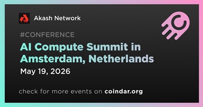 Akash Network to Participate in AI Compute Summit in Amsterdam on May 19th