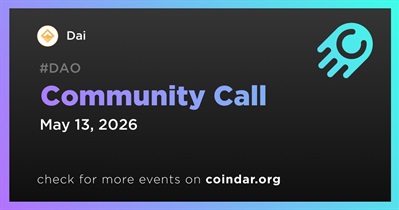 Dai to Host Community Call on May 13th